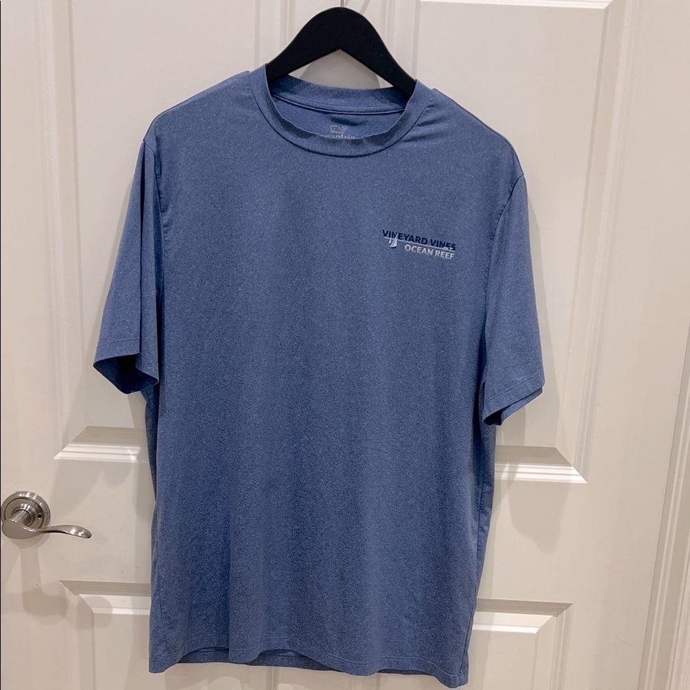 Vineyard Vines Ocean Blue Short Sleeve Tee